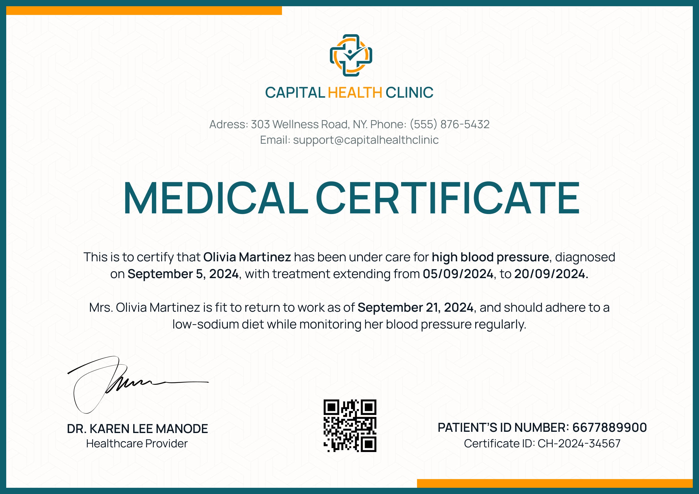 Medical Certificate Templates - Free to Customize & Download