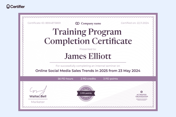 20 CPD Certificate Templates (Free to Download!)