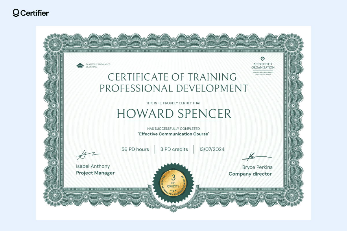 20 CPD Certificate Templates (Free to Download!)