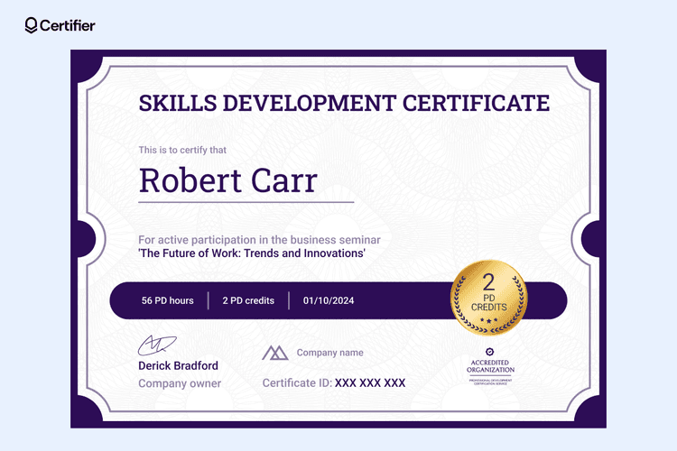 20 CPD Certificate Templates (Free to Download!)