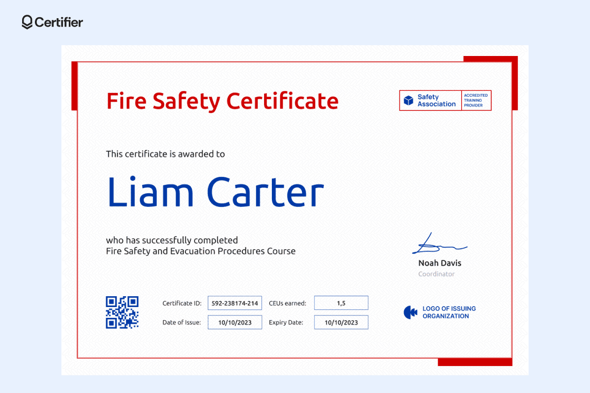 15 Safety Training Certificate Template Examples to Edit