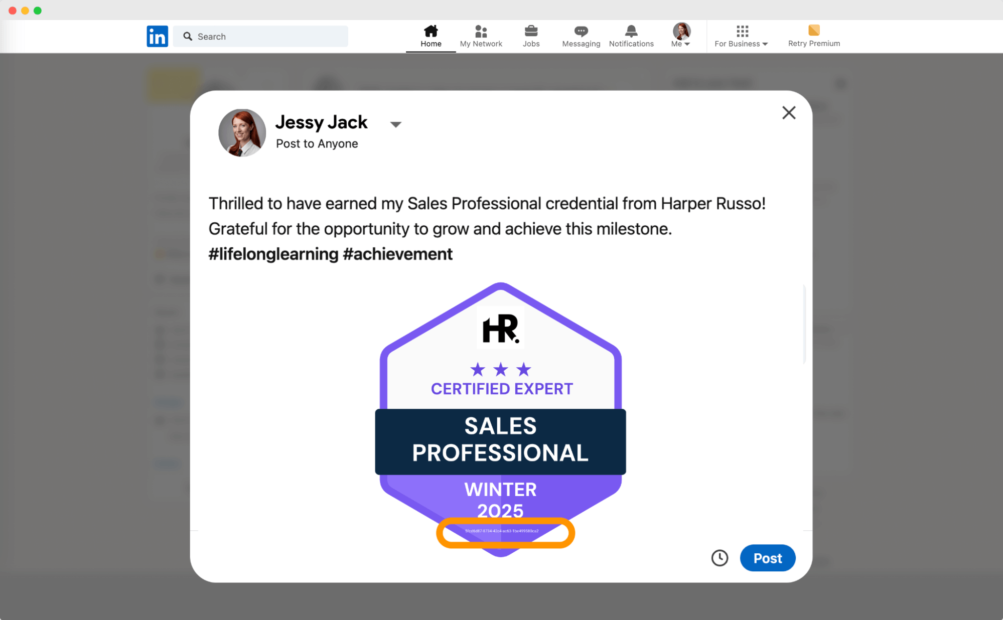 How to Create a LinkedIn Certification Badge?