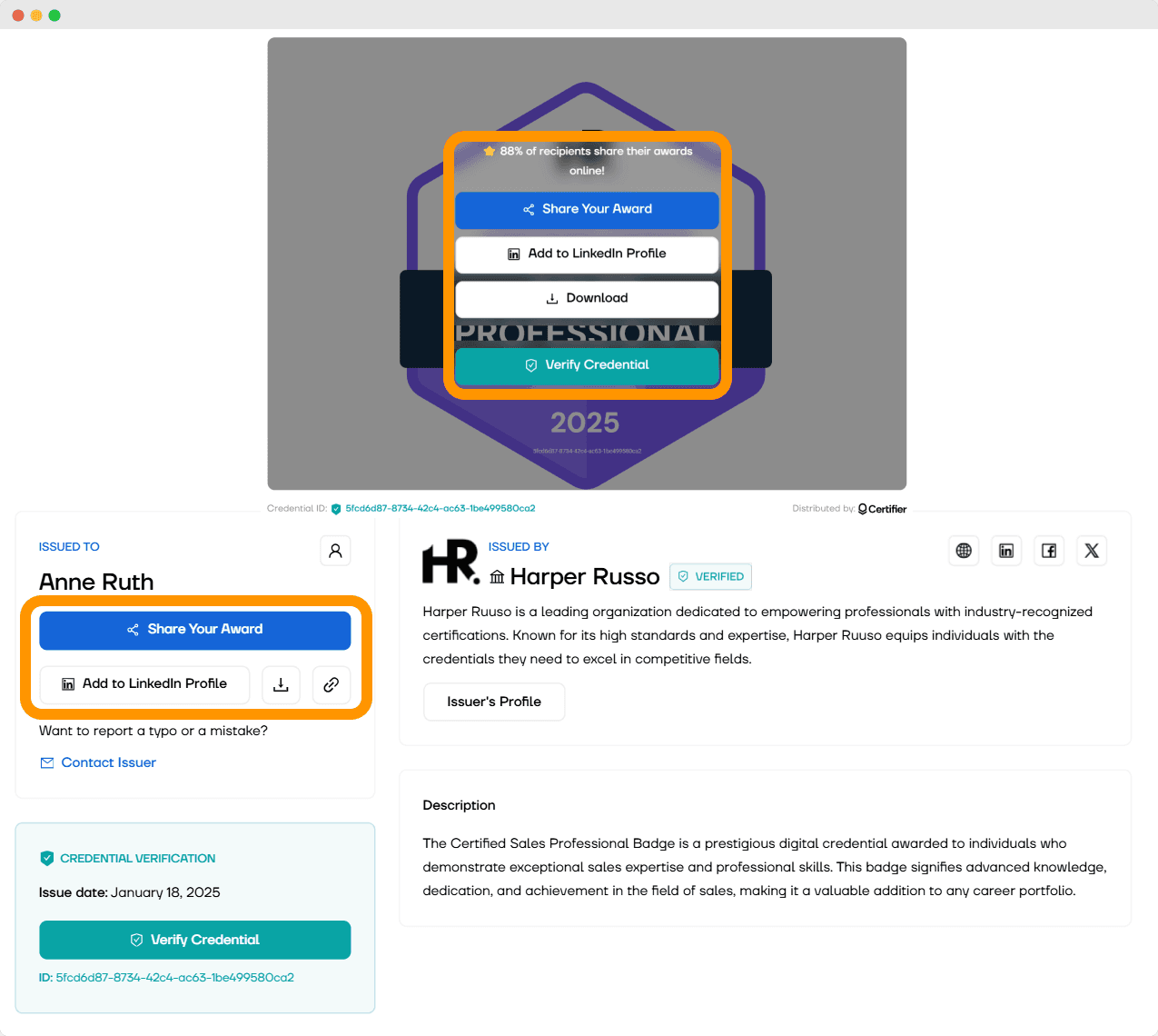 How to Add Digital Badge to LinkedIn and Other Social Media
