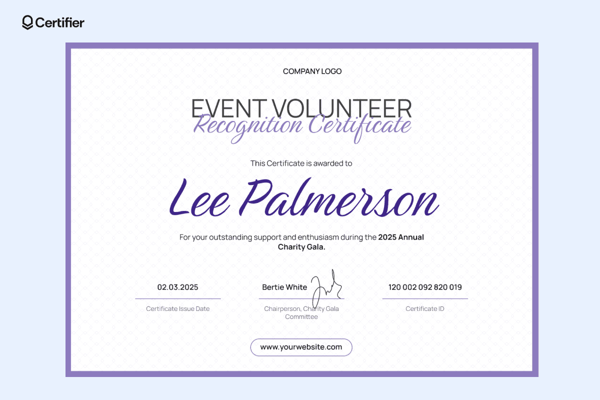15 Volunteer Certificate Template Options to Use for Free