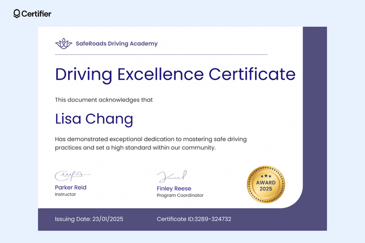 15 Printable Defensive Driving Certificate Templates 15 Printable Defensive Driving Certificate Templates