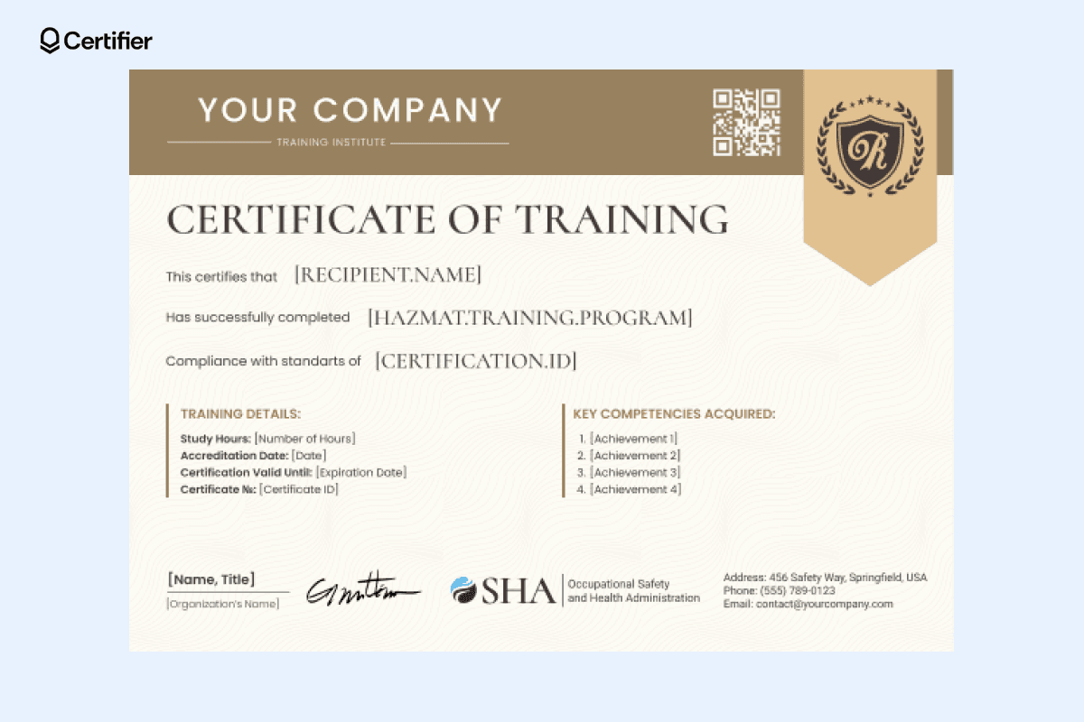 15 HAZMAT Training Certificate Templates To Edit Or Download 15-hazmat-training-certificate-templates-to-edit-or-download