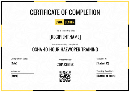 Osha Url Free OSHA Certificate Templates - Edit with Certifier #1 on G2