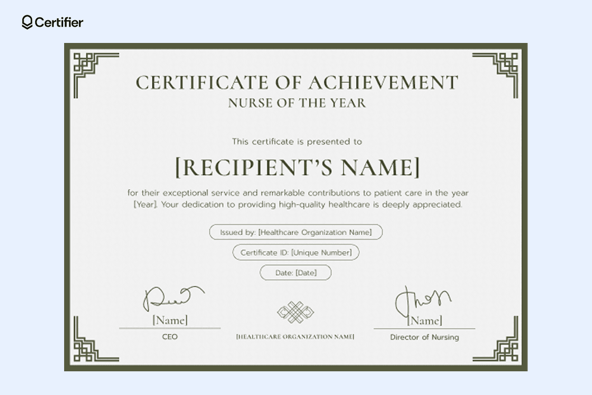 15 Free Printable Nursing Certificate Templates 15 Free Printable Nursing Certificate Templates