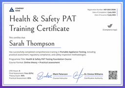 Free PAT Testing Certificate Templates Edit Send free-pat-testing-certificate-templates-edit-send